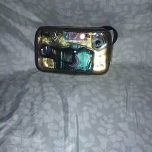 Vintage Blue L.E.I Purse With Camera Keychain Watch Accessories New In Box y2k